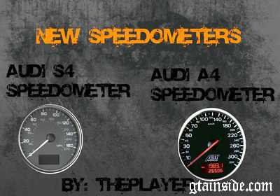 Audi A4 and S4 Speedometers